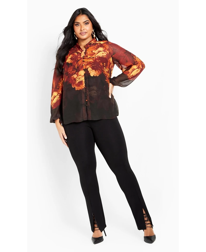 Avenue Women's Iris Placement Shirt