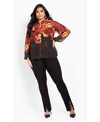 Avenue Women's Iris Placement Shirt