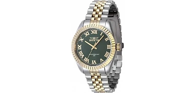 Invicta Women's Specialty Quartz 3 Hand Green Dial Watch