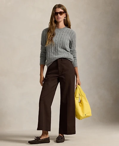 Polo Ralph Lauren Women's Chino Wide-Leg Pants