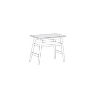 Porter Designs Portola Solid Acacia Wood End Table