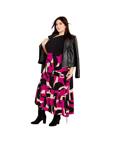 Avenue Women's Saskia Tiered Skirt