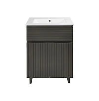 Swiss Madison Bernay 24" Bathroom Vanity in Cedar Gray