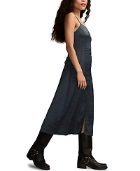 Lucky Brand Women's Sparkle Sleeveless Midi Dress