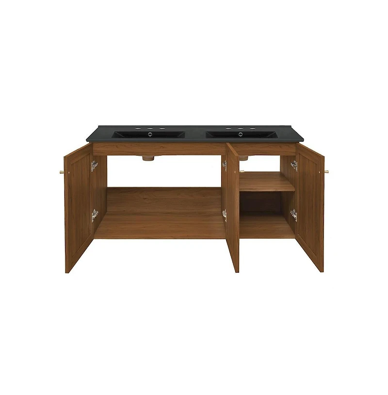 Swiss Madison 48" Wall-Mounted Bathroom Vanity