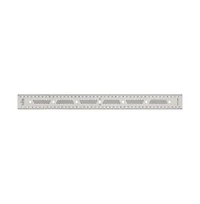 JessEm 07416 Stainless Steel 450mm Precision Ruler with Patented Flex Grip and Fade Resistant Markings