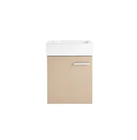 Swiss Madison Colmer 18" Wall-Mounted Bathroom Vanity in Sandstone