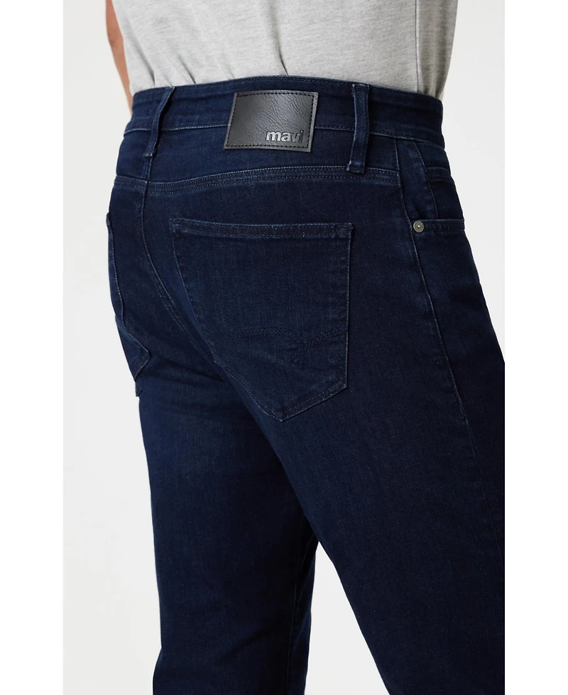 Mavi Jeans Men's Zach Straight Leg Ink Brushed Supermove