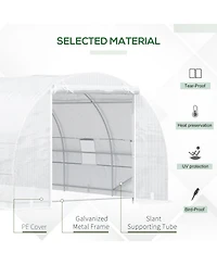 Outsunny 20x10x7ft Heavy Duty Walk-in house Outdoor Plant Vegetables Grow