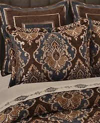 J Queen New York Sofia Chenille Damask 4-Pc. Comforter Set