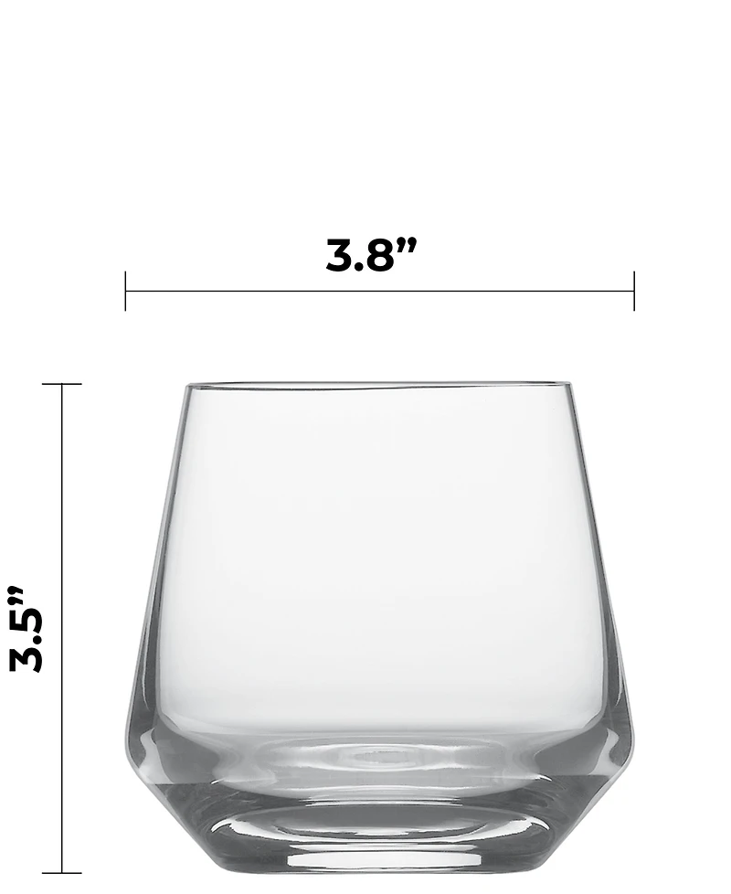 Zwiesel Glas Pure Double Old-Fashioned 13.2oz Set of 4