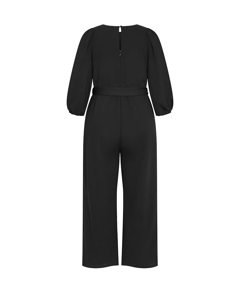 City Chic Women's Tahlia Wide Leg Jumpsuit