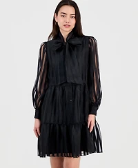 Robbie Bee Women's Tiered Shirtdess