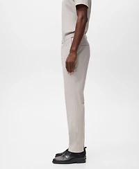 Mango Men's Zurich Slim-Fit Thermolite Suit Pants