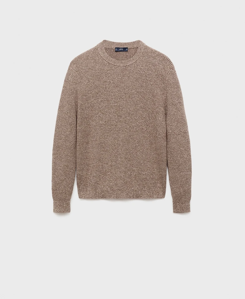 Mango Men's Cotton Specked Sweater