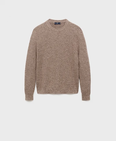 Mango Men's Cotton Specked Sweater