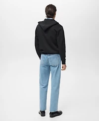 Mango Men's Zip-Up Hoodie