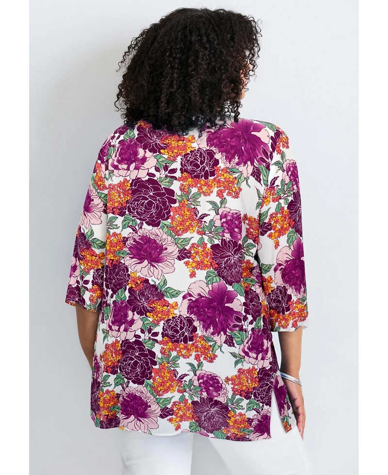 Avenue Women's Beaded Embellishment Tunic