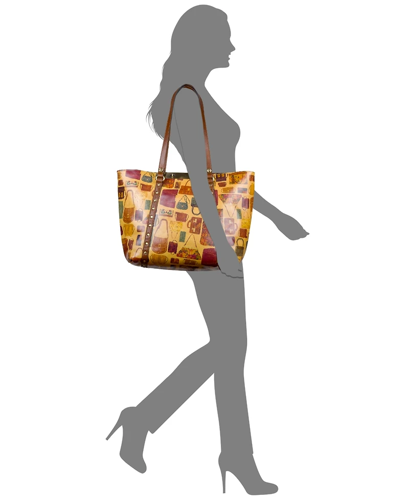Patricia Nash Benvenuto Smooth Leather Tote