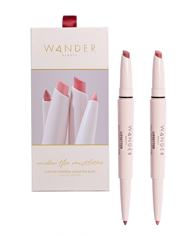 Wander Beauty 2-Pc. Under The Mistletoe Multi-Tasking Dual Lipstick and Liner Set