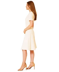 julia jordan Women's Short-Sleeve Knit Dress