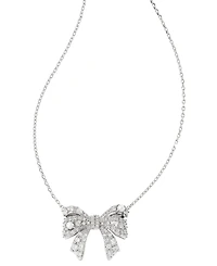 Kendra Scott 2-Piece Freshwater Cultured Pearl (2.8mm-7mm) Krista Bow Pendant Necklace and Ashton Stud Earrings Gift Set