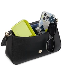 Kate Spade New York Hudson Small Pebbled Leather Flap Shoulder Bag
