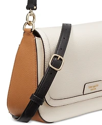 Kate Spade New York Hudson Small Pebbled Leather Flap Shoulder Bag