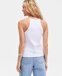 I.n.c. International Concepts Women's Crystal Embellished Halter Tank Top, Macy's Exclusive