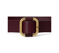 Lauren Ralph Women's Slide Buckle Leather Belt