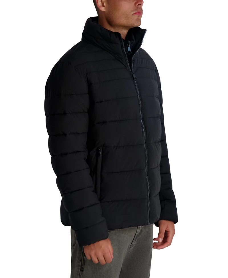 Karl Lagerfeld Paris Men's Mid Weight Puffer