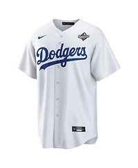 Nike Men's Clayton Kershaw White Los Angeles Dodgers 2025 World Series Home Replica Player Jersey