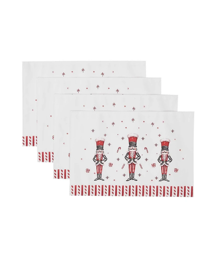 Avanti Nutcracker Candy Placemats, Set of 4