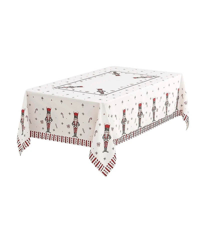 Avanti Nutcracker Candy Tablecloth, 52" x 70"