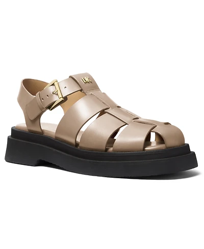 Michael Kors Women's Indy Fisherman Round Toe Sandals