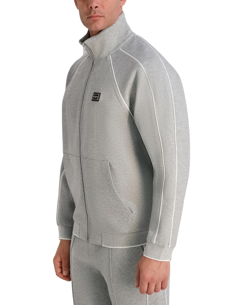 Karl Lagerfeld Paris Men's Full Zip Track Jacket