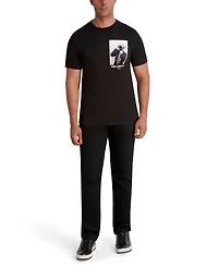 Karl Lagerfeld Paris Men's Crewneck T-Shirt