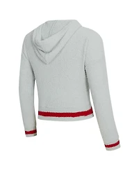 Concepts Sport Women's 2-Piece Gray Tampa Bay Buccaneers Whitley Long Sleeve Hoodie Top and Shorts Set