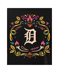New Era Men's Black Detroit Tigers Dia De Los Muertos T-Shirt