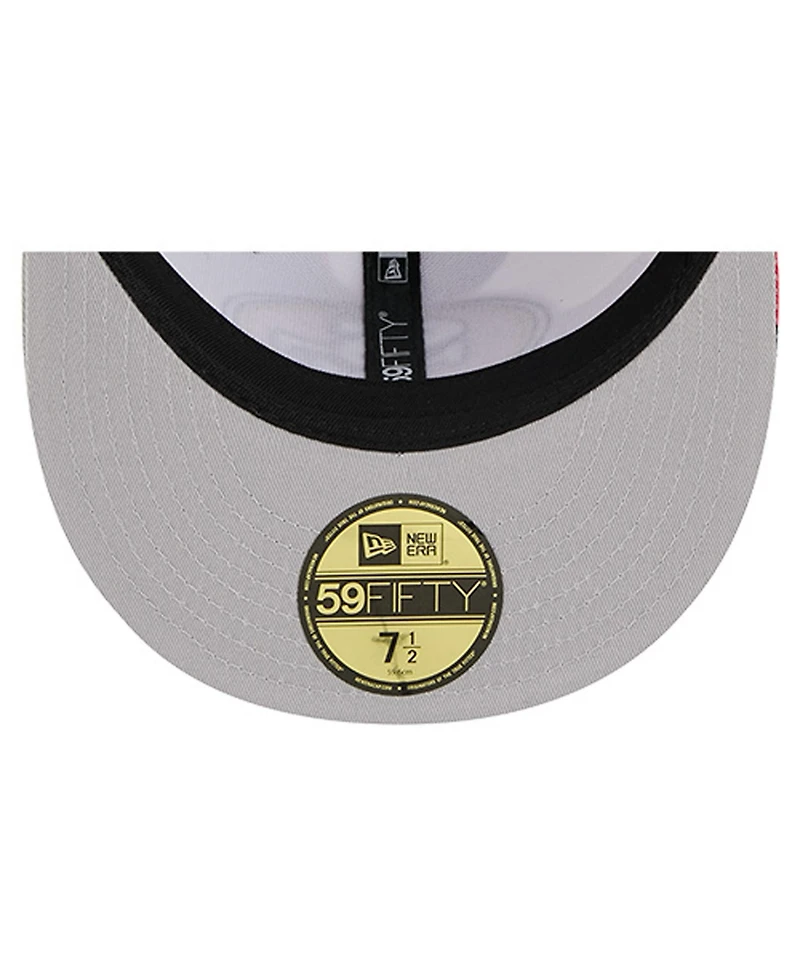 New Era Men's Scarlet/Black San Francisco 49ers 59FIFTY Fitted Hat