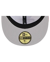 New Era Men's Scarlet/Black San Francisco 49ers 59FIFTY Fitted Hat