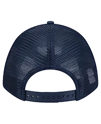 New Era Men's Navy Denver Broncos Gas Station 9FORTY A-Frame M-Crown Adjustable Trucker Hat