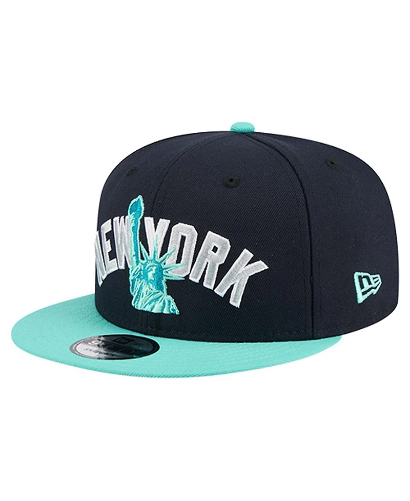 New Era Men's Navy New York Yankees Clear Mint 9FIFTY Snapback Hat