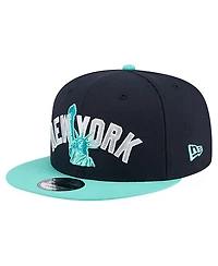 New Era Men's Navy New York Yankees Clear Mint 9FIFTY Snapback Hat