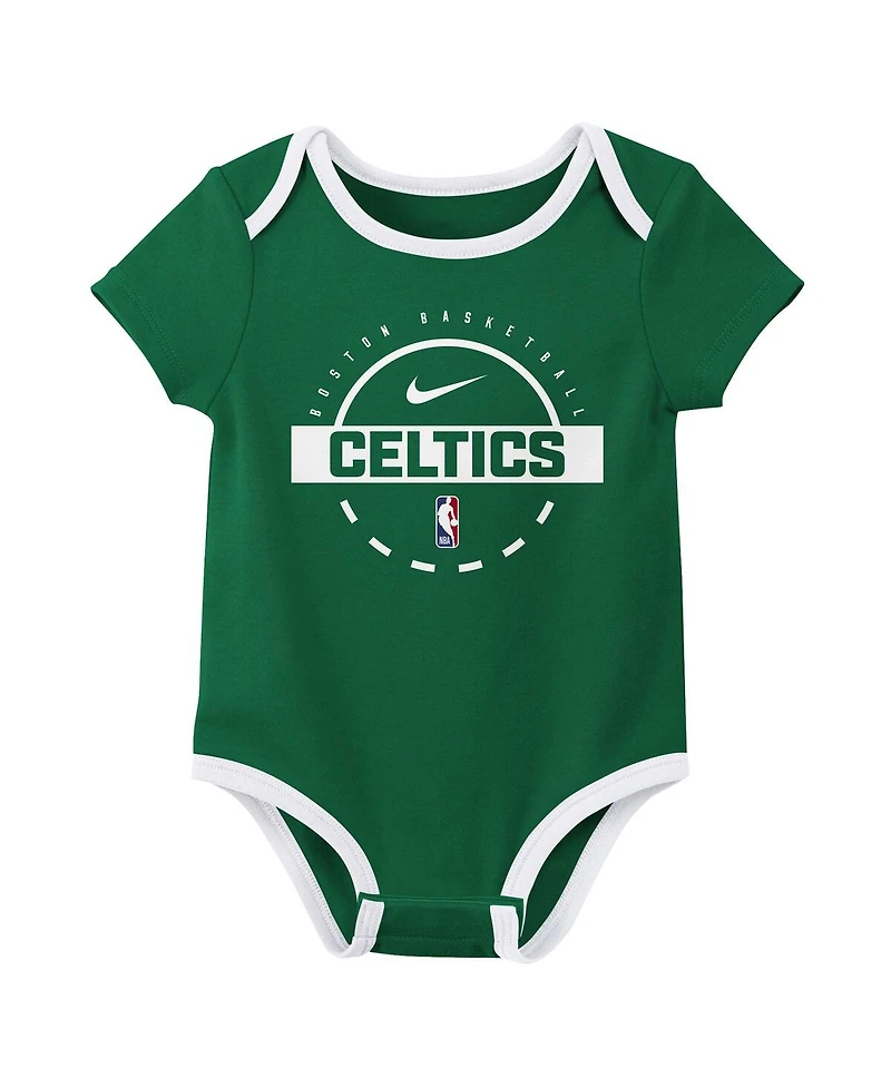 Nike Baby Boys and Girls 2-Piece Boston Celtics Bodysuit Set