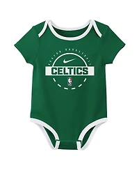 Nike Baby Boys and Girls 2-Piece Boston Celtics Bodysuit Set