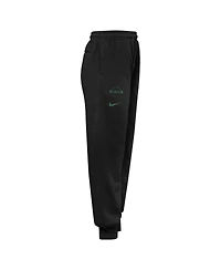 Nike Big Boys and Girls Black Boston Celtics Club Fleece Practice Jogger Pants