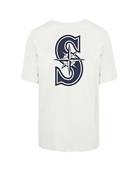 '47 Brand Women's White Seattle Mariners Show Off Boyfriend T-Shirt