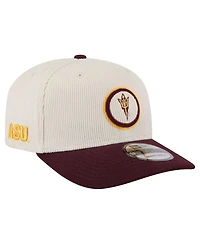 New Era Men's Cream/Maroon Arizona State Sun Devils Loyal Corduroy 9SEVENTY Adjustable Hat
