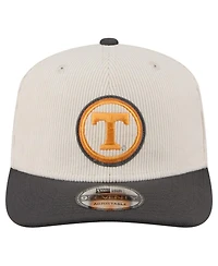 New Era Men's Cream/Charcoal Tennessee Volunteers Loyal Corduroy 9SEVENTY Adjustable Hat